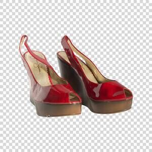 Jessica Simpson Women's Red Court